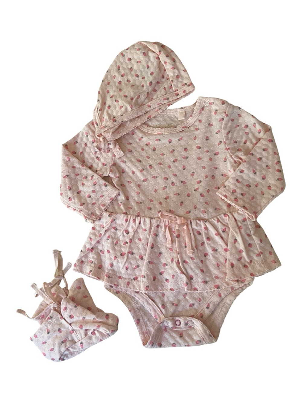 Jessica Simpson Strawberry Baby Set